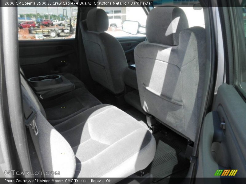 Graystone Metallic / Dark Pewter 2006 GMC Sierra 3500 SL Crew Cab 4x4 Dually