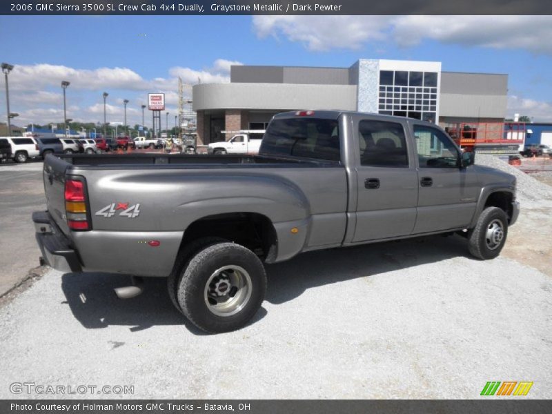 Graystone Metallic / Dark Pewter 2006 GMC Sierra 3500 SL Crew Cab 4x4 Dually