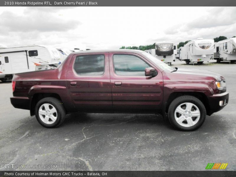 Dark Cherry Pearl / Black 2010 Honda Ridgeline RTL