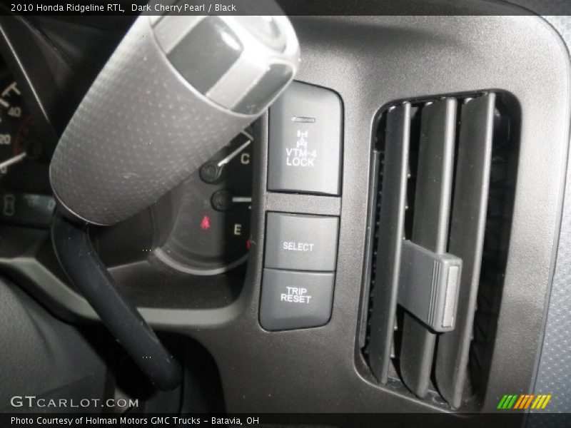 Dark Cherry Pearl / Black 2010 Honda Ridgeline RTL