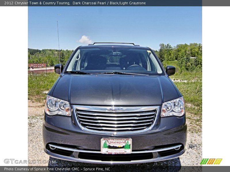 Dark Charcoal Pearl / Black/Light Graystone 2012 Chrysler Town & Country Touring