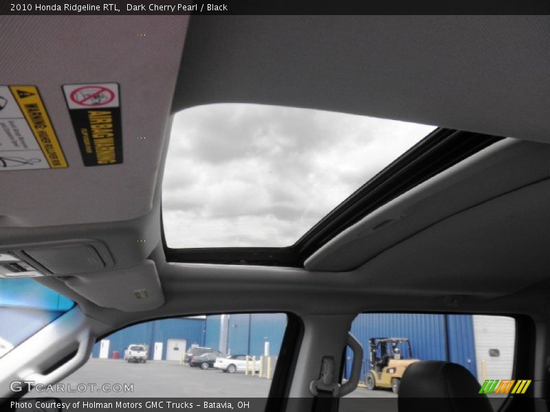 Dark Cherry Pearl / Black 2010 Honda Ridgeline RTL