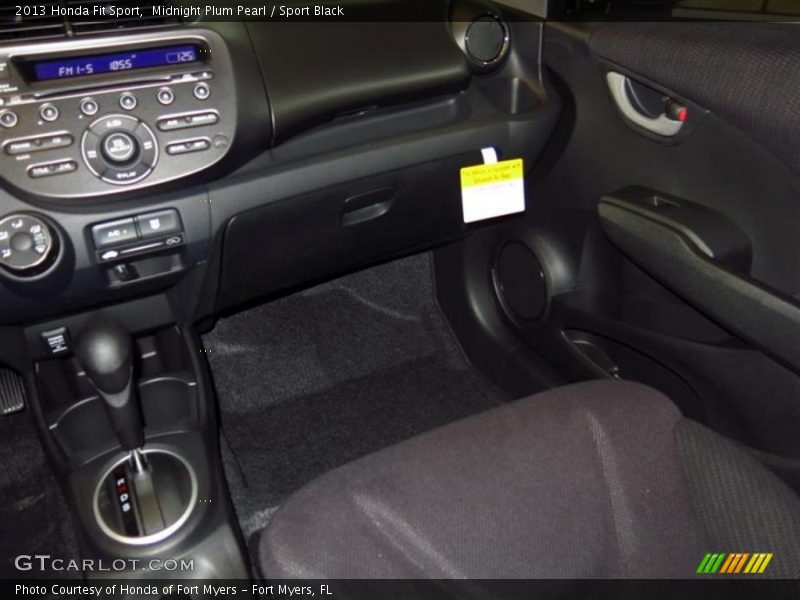 Midnight Plum Pearl / Sport Black 2013 Honda Fit Sport