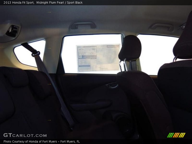 Midnight Plum Pearl / Sport Black 2013 Honda Fit Sport