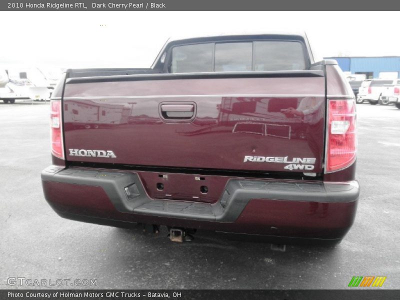 Dark Cherry Pearl / Black 2010 Honda Ridgeline RTL