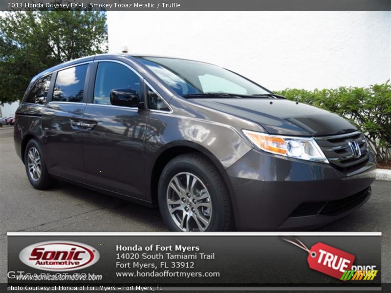 Smokey Topaz Metallic / Truffle 2013 Honda Odyssey EX-L