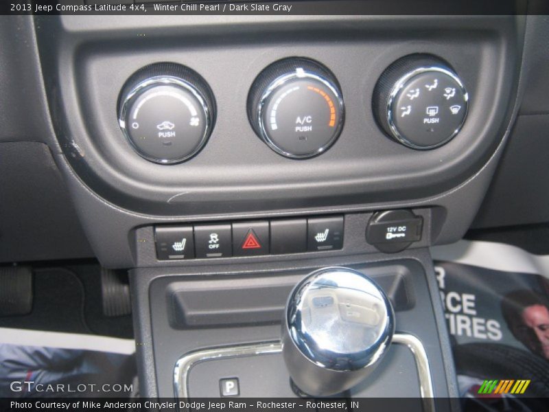 Winter Chill Pearl / Dark Slate Gray 2013 Jeep Compass Latitude 4x4