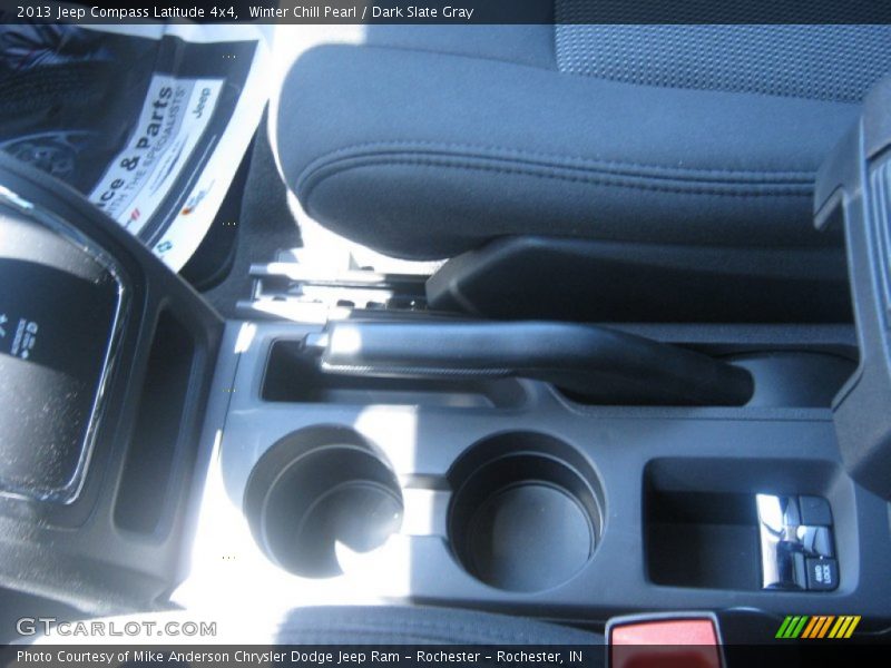 Winter Chill Pearl / Dark Slate Gray 2013 Jeep Compass Latitude 4x4