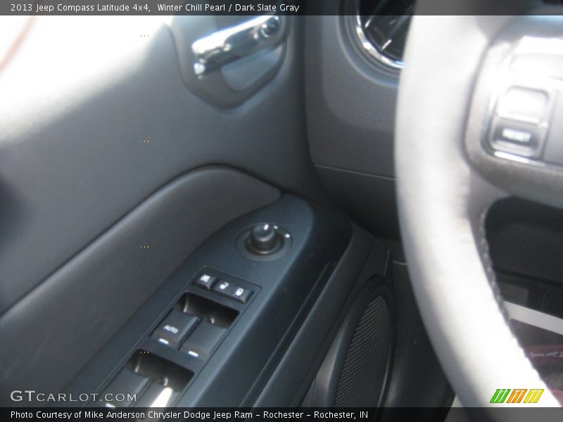 Winter Chill Pearl / Dark Slate Gray 2013 Jeep Compass Latitude 4x4
