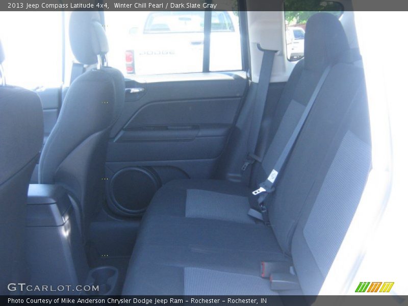 Winter Chill Pearl / Dark Slate Gray 2013 Jeep Compass Latitude 4x4
