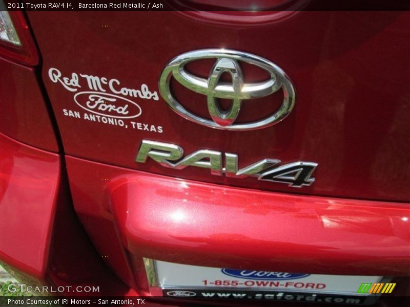 Barcelona Red Metallic / Ash 2011 Toyota RAV4 I4