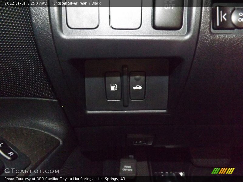 Tungsten Silver Pearl / Black 2012 Lexus IS 250 AWD