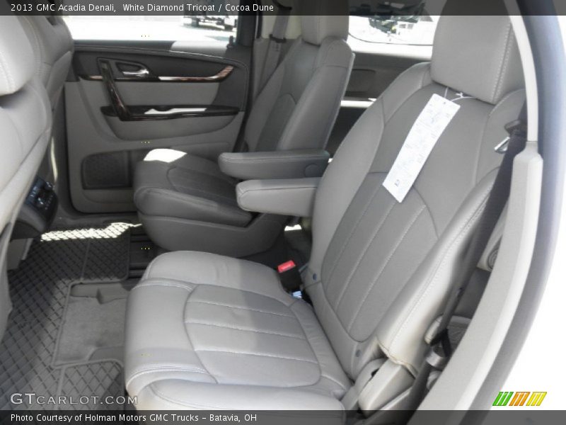 White Diamond Tricoat / Cocoa Dune 2013 GMC Acadia Denali