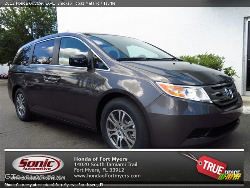 Smokey Topaz Metallic / Truffle 2013 Honda Odyssey EX-L