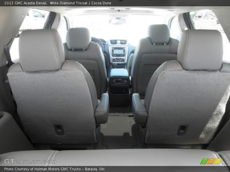 White Diamond Tricoat / Cocoa Dune 2013 GMC Acadia Denali