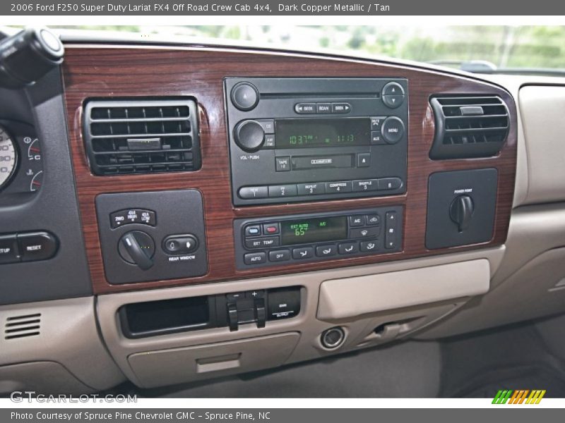 Dark Copper Metallic / Tan 2006 Ford F250 Super Duty Lariat FX4 Off Road Crew Cab 4x4