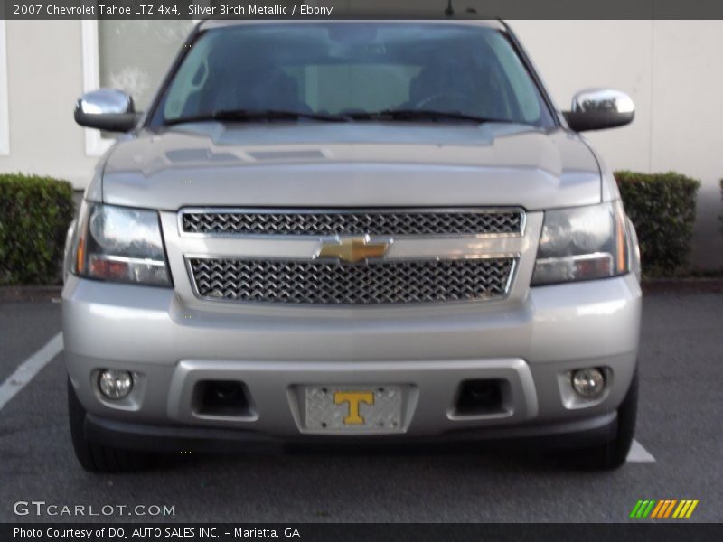 Silver Birch Metallic / Ebony 2007 Chevrolet Tahoe LTZ 4x4