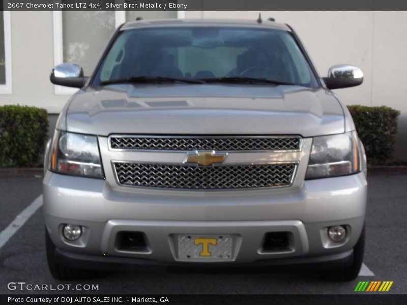 Silver Birch Metallic / Ebony 2007 Chevrolet Tahoe LTZ 4x4