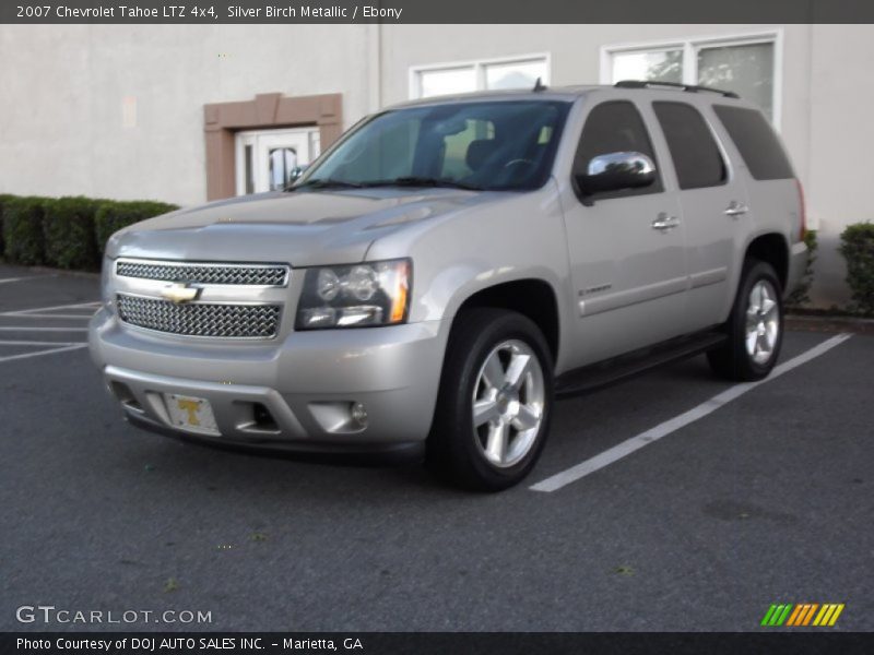Silver Birch Metallic / Ebony 2007 Chevrolet Tahoe LTZ 4x4
