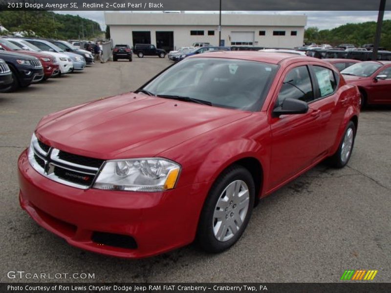 Redline 2-Coat Pearl / Black 2013 Dodge Avenger SE