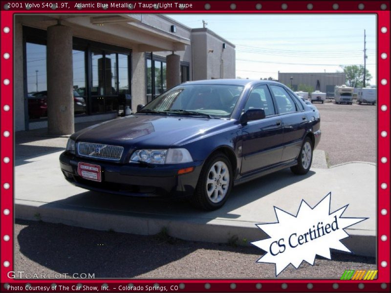 Atlantic Blue Metallic / Taupe/Light Taupe 2001 Volvo S40 1.9T