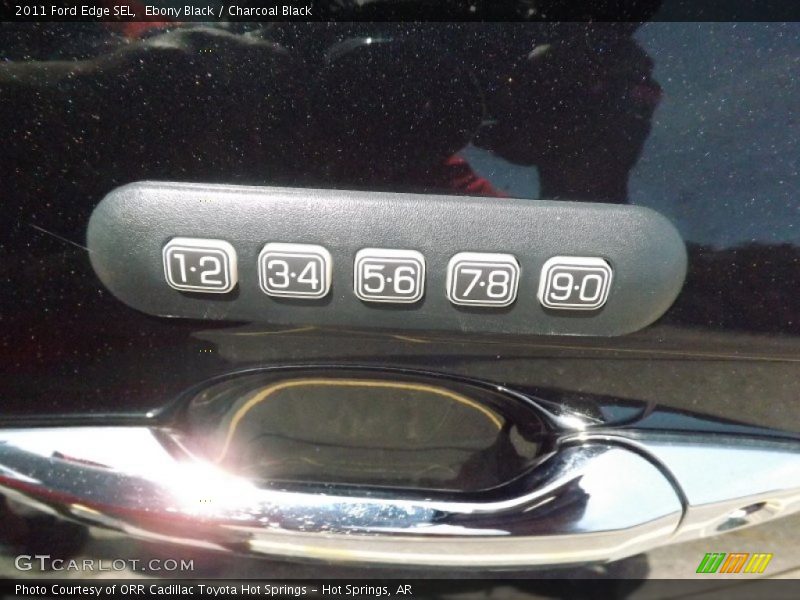 Ebony Black / Charcoal Black 2011 Ford Edge SEL