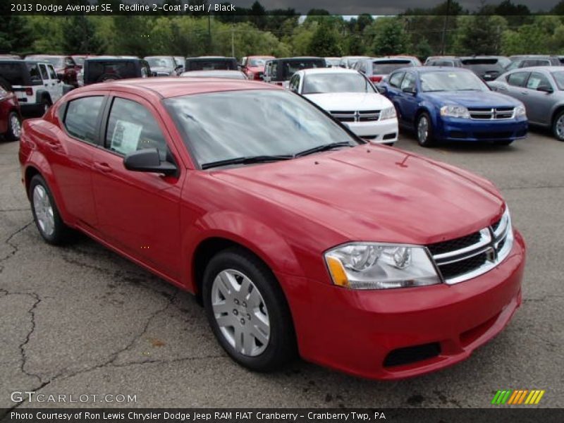 Redline 2-Coat Pearl / Black 2013 Dodge Avenger SE