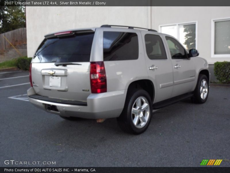 Silver Birch Metallic / Ebony 2007 Chevrolet Tahoe LTZ 4x4