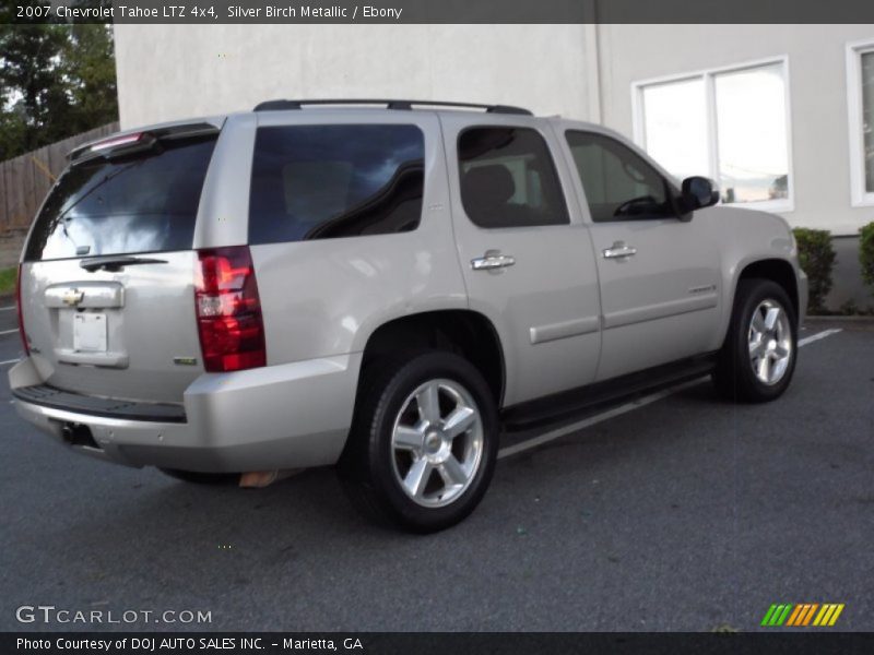 Silver Birch Metallic / Ebony 2007 Chevrolet Tahoe LTZ 4x4