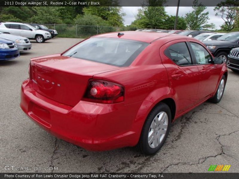 Redline 2-Coat Pearl / Black 2013 Dodge Avenger SE