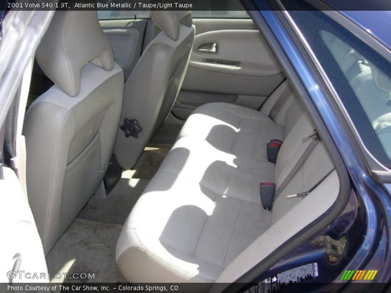 Atlantic Blue Metallic / Taupe/Light Taupe 2001 Volvo S40 1.9T