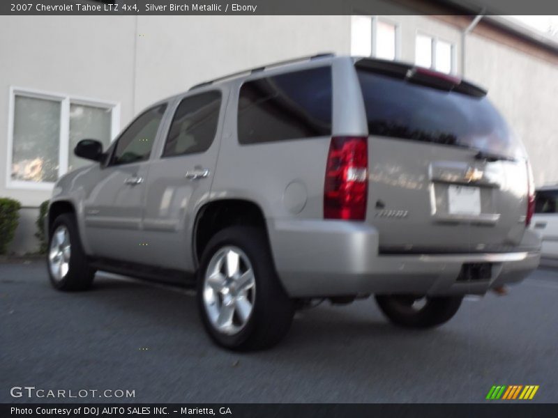 Silver Birch Metallic / Ebony 2007 Chevrolet Tahoe LTZ 4x4