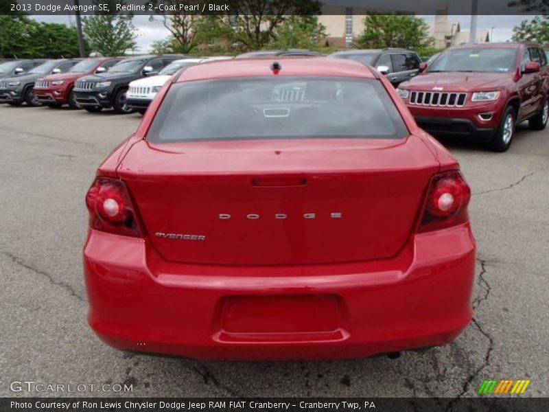 Redline 2-Coat Pearl / Black 2013 Dodge Avenger SE