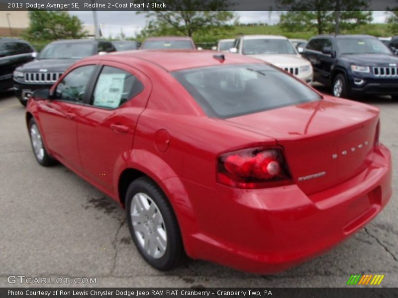 Redline 2-Coat Pearl / Black 2013 Dodge Avenger SE