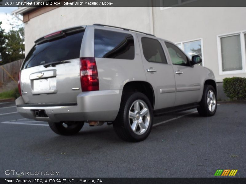 Silver Birch Metallic / Ebony 2007 Chevrolet Tahoe LTZ 4x4