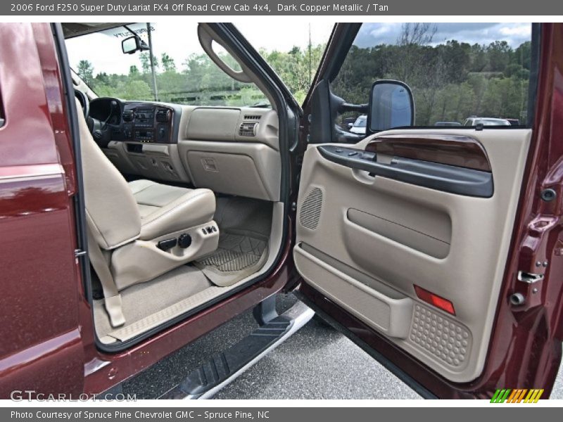 Dark Copper Metallic / Tan 2006 Ford F250 Super Duty Lariat FX4 Off Road Crew Cab 4x4