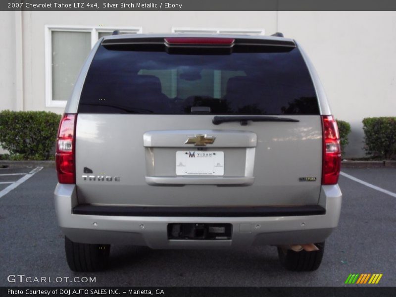 Silver Birch Metallic / Ebony 2007 Chevrolet Tahoe LTZ 4x4