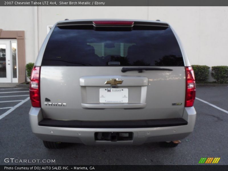 Silver Birch Metallic / Ebony 2007 Chevrolet Tahoe LTZ 4x4