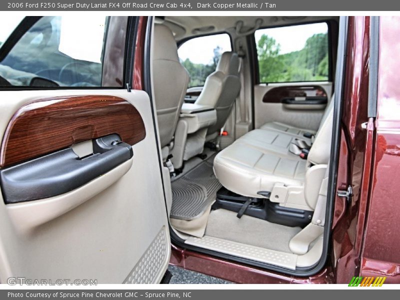 Dark Copper Metallic / Tan 2006 Ford F250 Super Duty Lariat FX4 Off Road Crew Cab 4x4