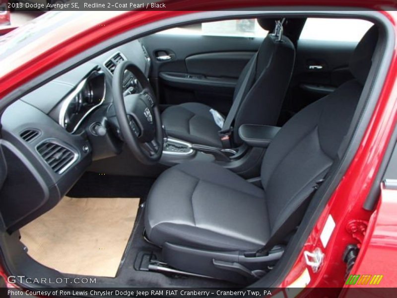 Redline 2-Coat Pearl / Black 2013 Dodge Avenger SE