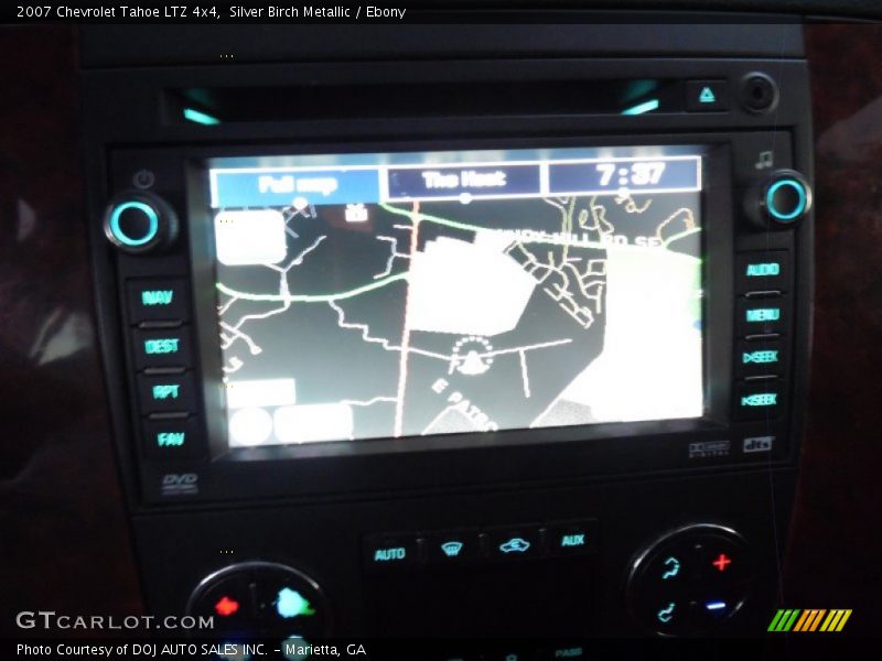 Silver Birch Metallic / Ebony 2007 Chevrolet Tahoe LTZ 4x4