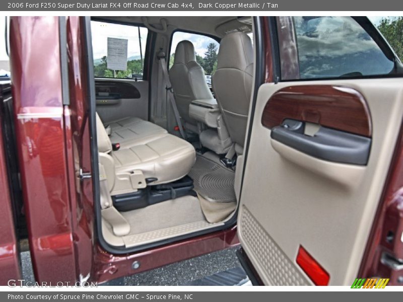 Dark Copper Metallic / Tan 2006 Ford F250 Super Duty Lariat FX4 Off Road Crew Cab 4x4