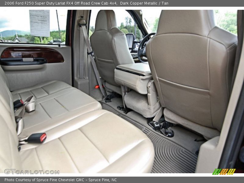 Dark Copper Metallic / Tan 2006 Ford F250 Super Duty Lariat FX4 Off Road Crew Cab 4x4