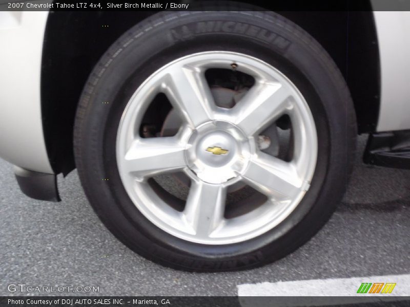 Silver Birch Metallic / Ebony 2007 Chevrolet Tahoe LTZ 4x4