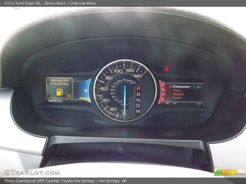 Ebony Black / Charcoal Black 2011 Ford Edge SEL