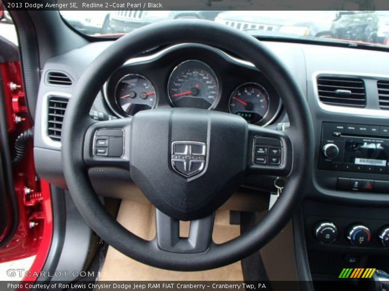 Redline 2-Coat Pearl / Black 2013 Dodge Avenger SE