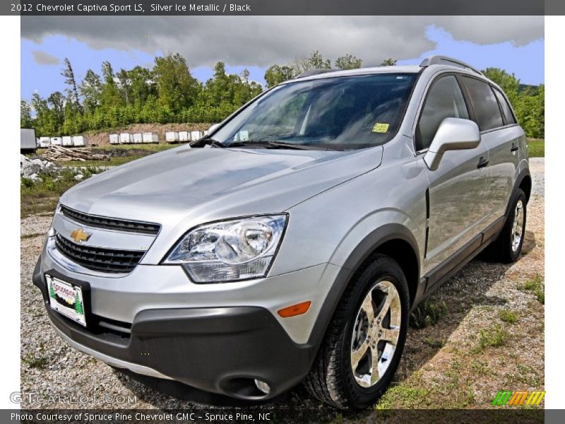 Silver Ice Metallic / Black 2012 Chevrolet Captiva Sport LS