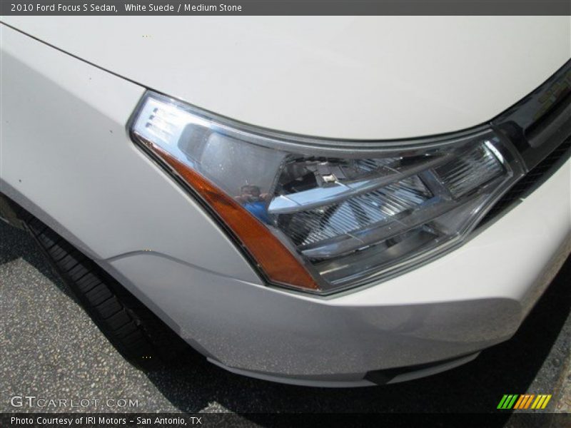 White Suede / Medium Stone 2010 Ford Focus S Sedan