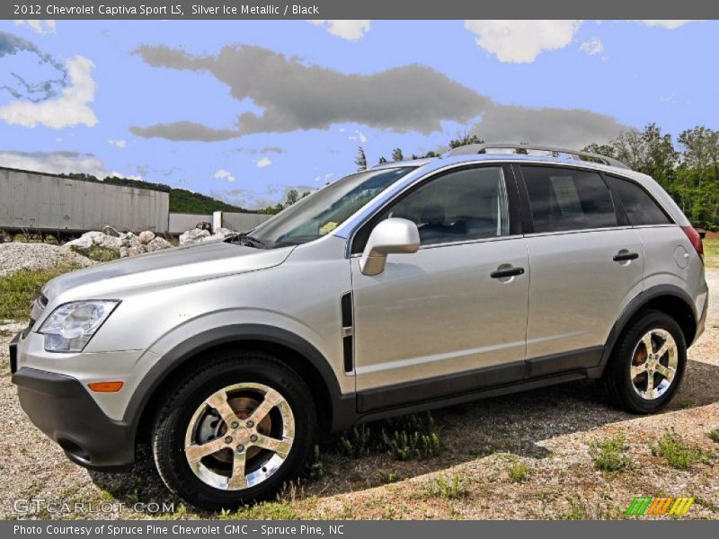 Silver Ice Metallic / Black 2012 Chevrolet Captiva Sport LS