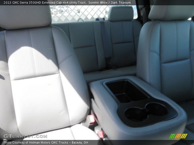 Summit White / Dark Titanium 2013 GMC Sierra 3500HD Extended Cab 4x4 Utility Truck